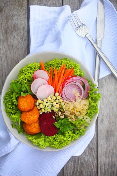 Healthy nutritious meal bowl